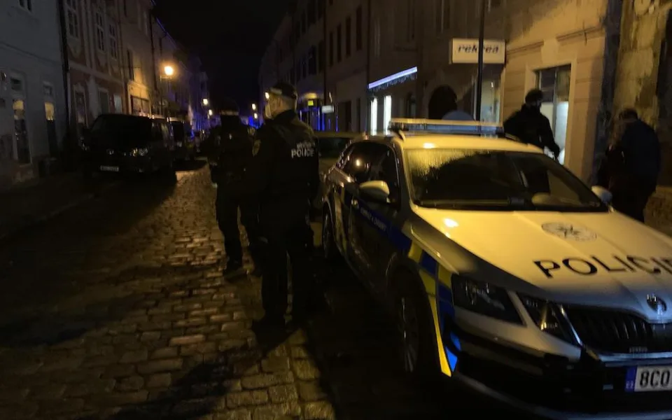 Zásah policie.