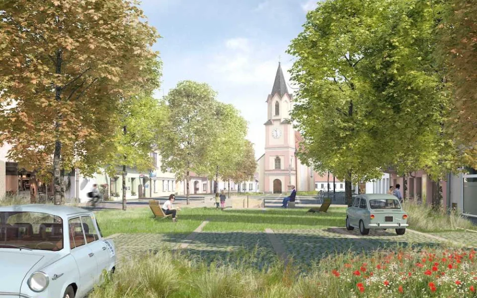Na nové podobě náměstí ve Veselí pracovali tři architekti