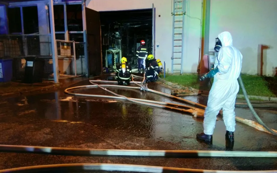 Požár galvanovny Brisku způsobila závada na elektroinstalaci