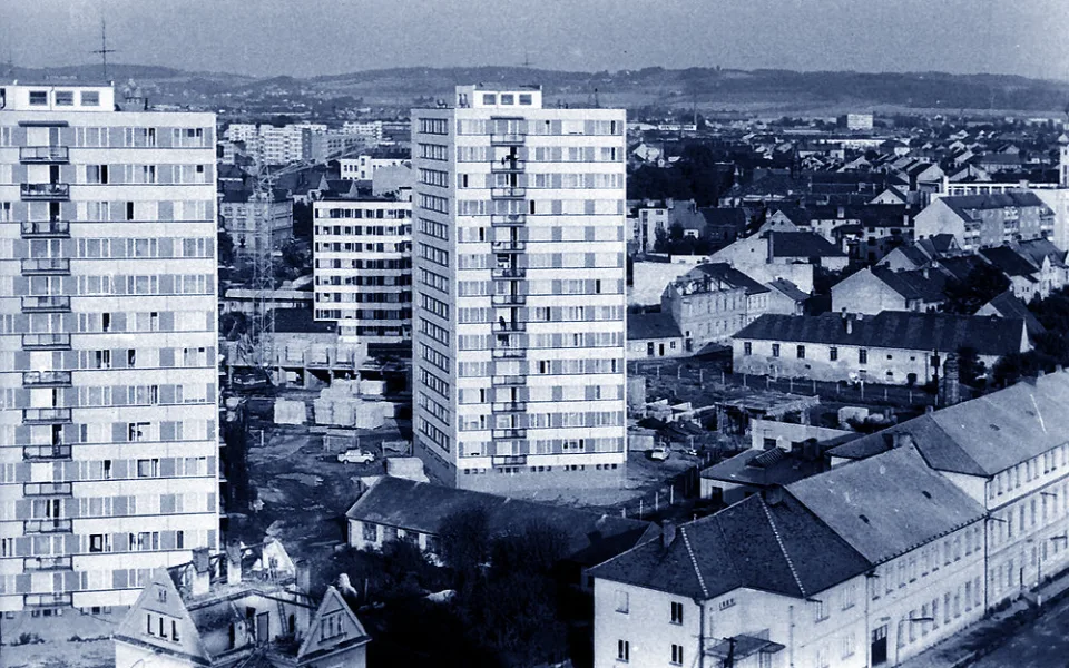 Část Starého města před rokem 1970.