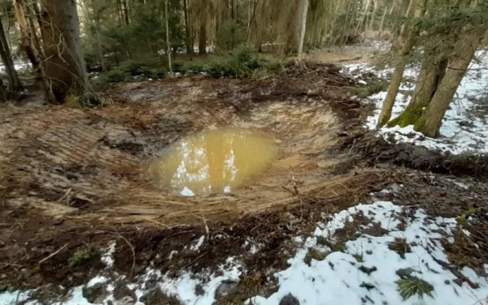 V krumlovských lesích vznikne pět desítek objektů sloužících k zadržování vody.