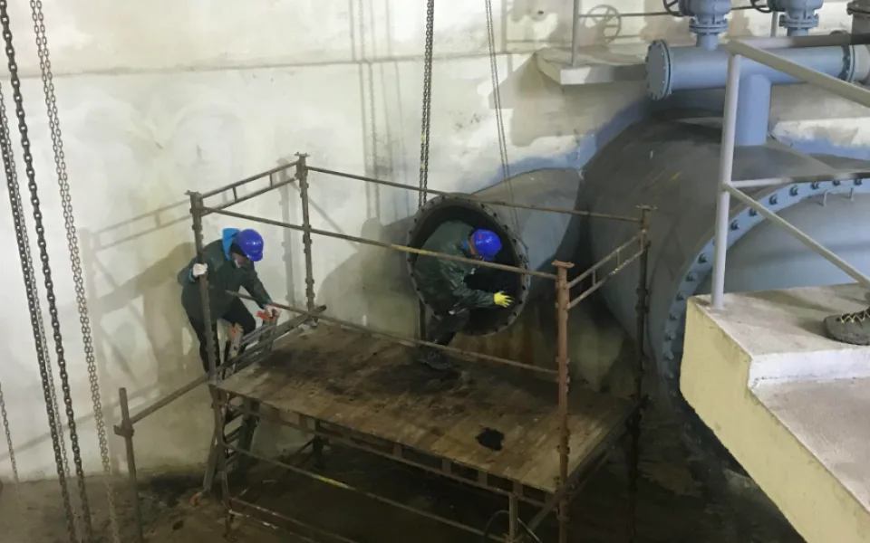 Vodárenský tunel ve Straňanech prošel po deseti letech kontrolou.