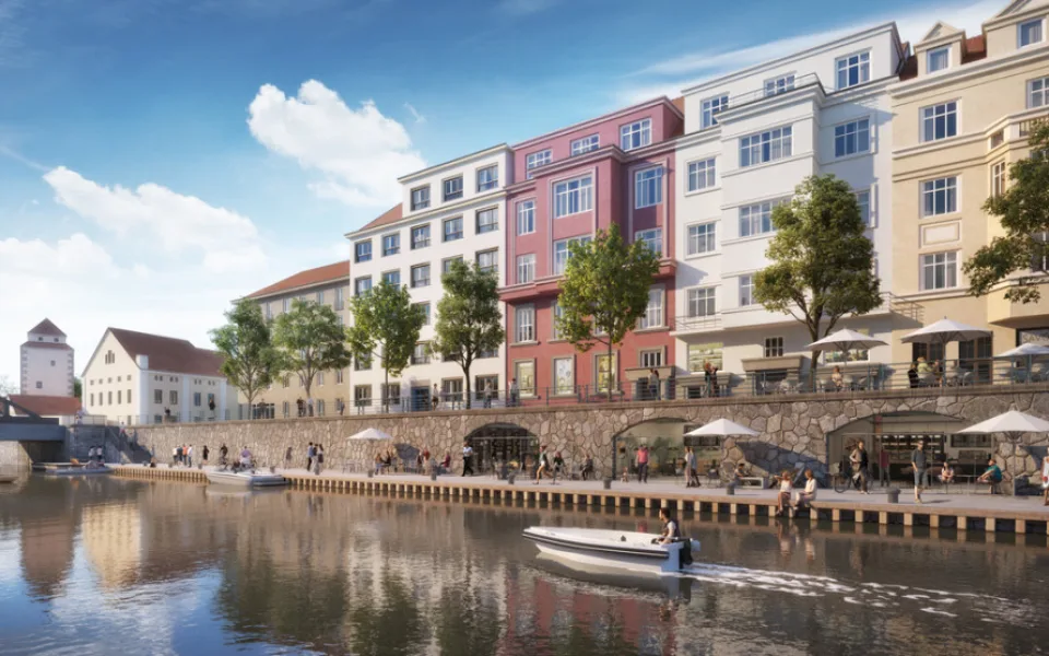 Náplavka jako v Praze? Budějce plánují modernizaci Zátkovo nábřeží