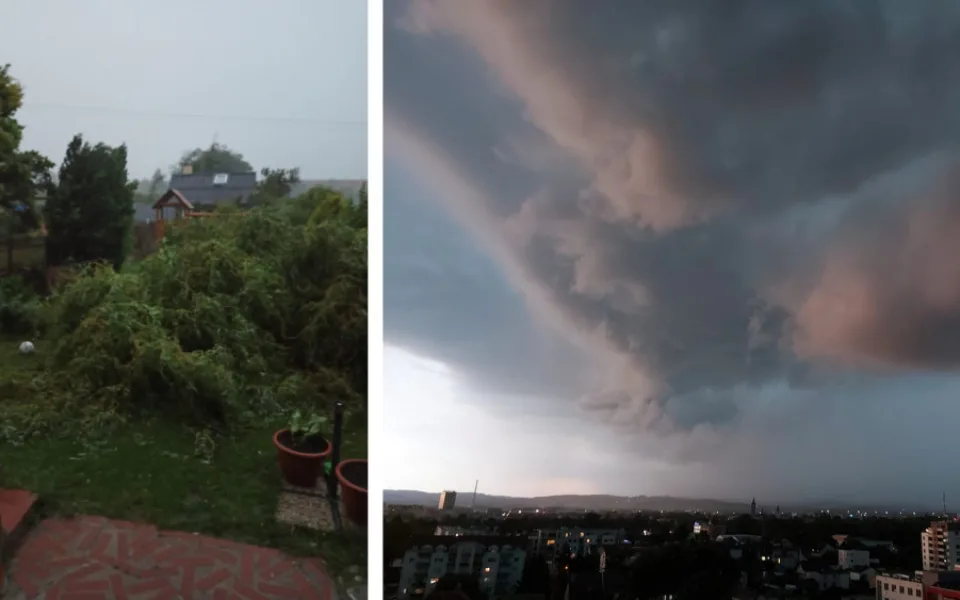 Jihočeský kraj zasáhla silná bouřka.