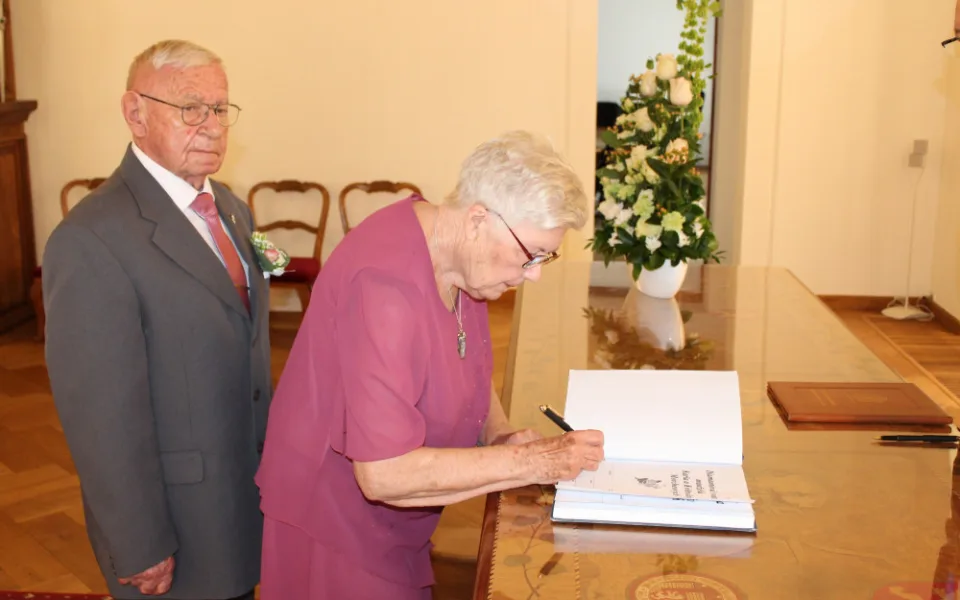 Manželé Květoslava a Karel Morcheovi.