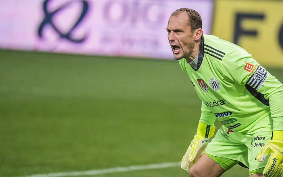 Jaroslav Drobný v dresu Dynama České Budějovice.
