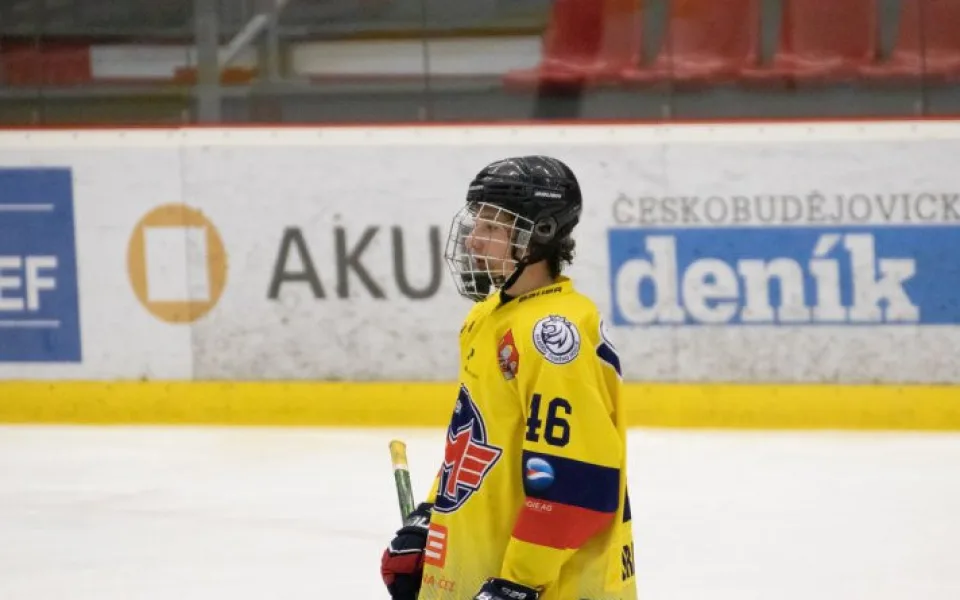 Českobudějovický dorostenec Samuel Drančák byl nominován na další reprezentační akci U16.