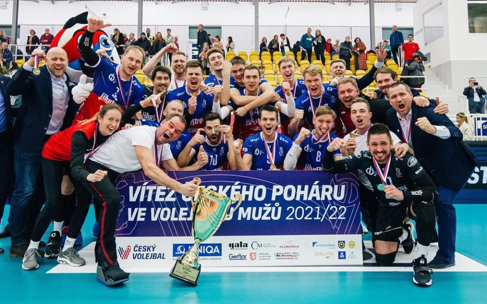 Jihostroj porazil Karlovarsko v tie-breaku a získal Český pohár