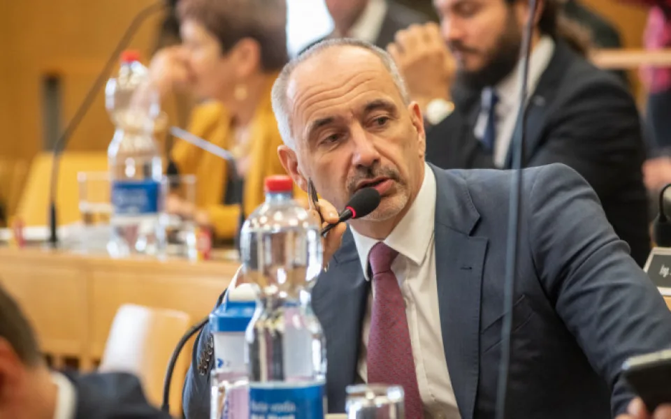Hejtman Martin Kuba (ODS).