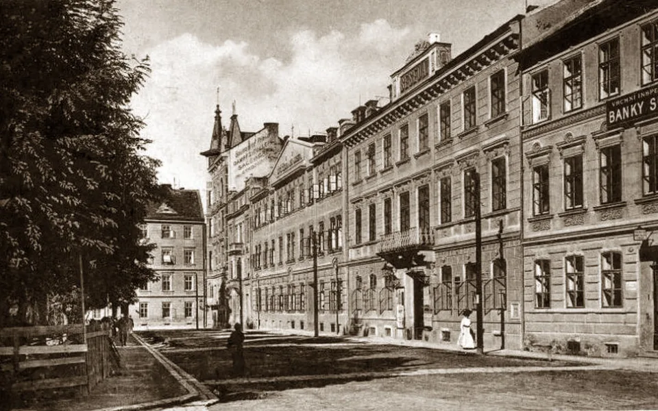 Českobudějovická Beseda Na Sadech kolem roku 1930.