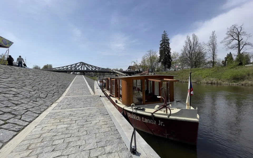 V Českých Budějovicích na Vltavě otevřeli nový přístav pro malé lodě