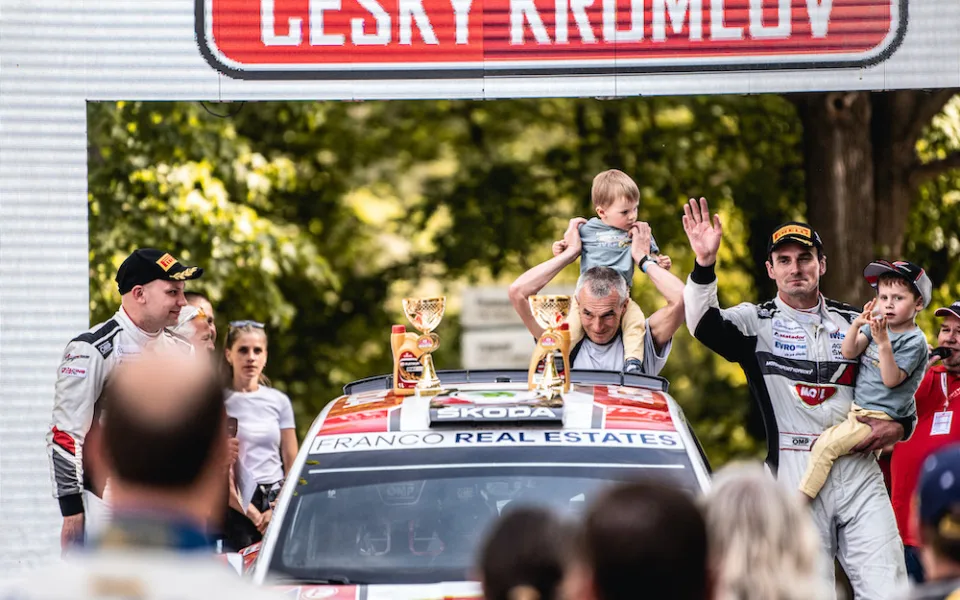 Věděli, že už nejde jet rychleji a že musíme něco vymyslet. Kopecký v závěru Rallye Český Krumlov zariskoval