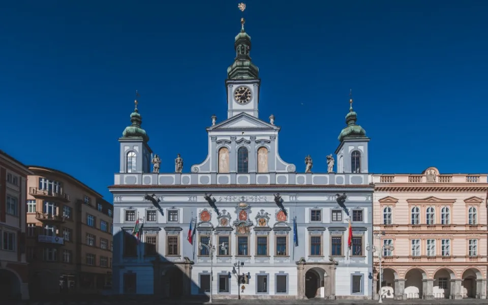 Radnice města České Budějovice.