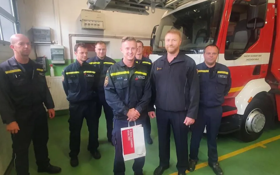 Hasič ve volnu zachránil hluchoněmého vodáka. Získal ocenění