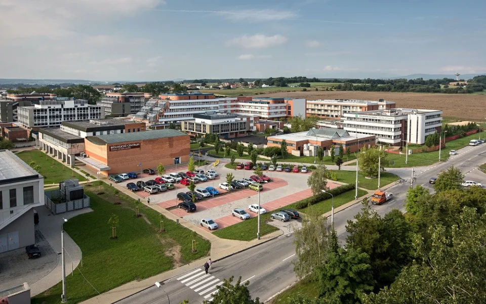 Areál Biologického centra AV ČR v Českých Budějovicích.