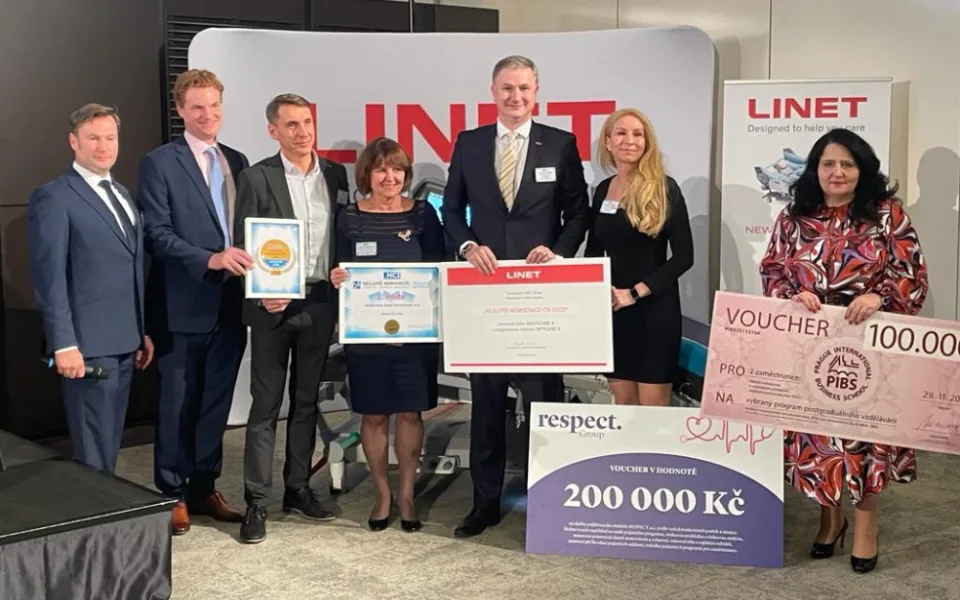 Českobudějovická nemocnice se stala Nejlepší nemocnicí roku 2022 v Česku