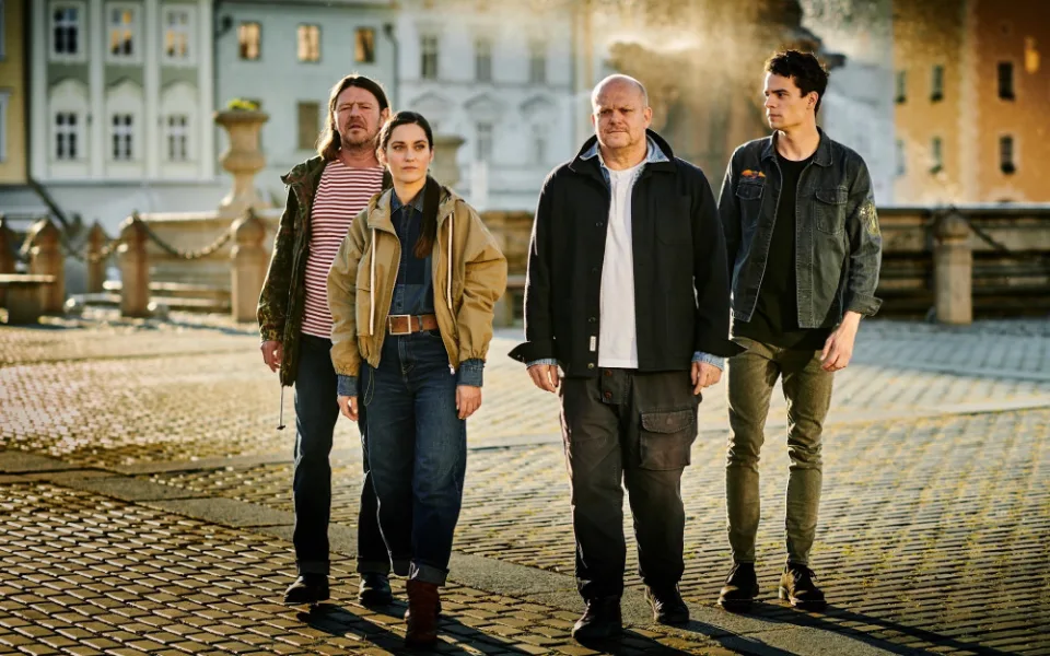 Zleva: Leoš Noha, Judit Bárdos, David Novotný a Filip Březina.