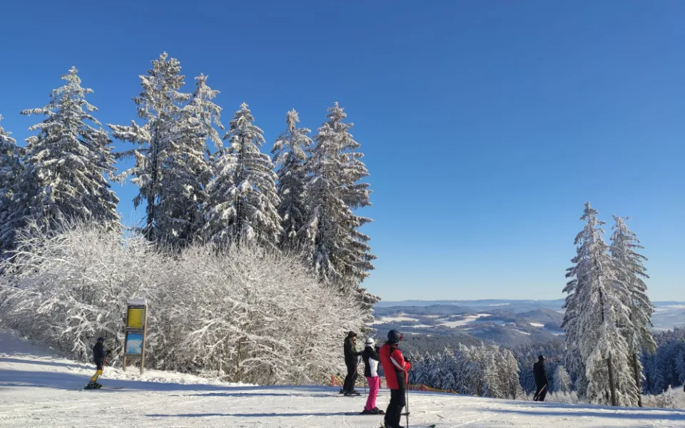 Na jihu Čech se lyžuje i přes výrazné oteplení posledních dnů