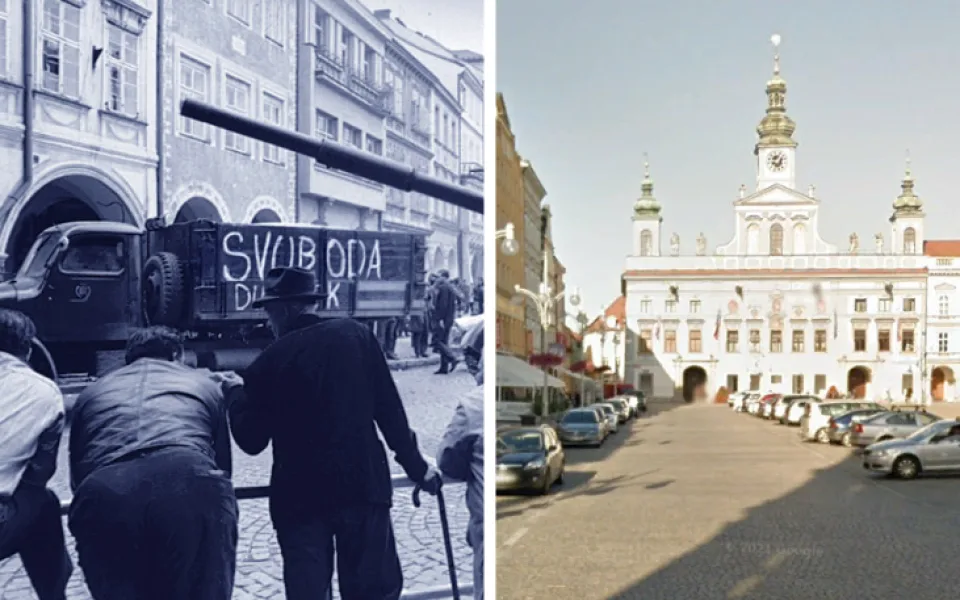 Zpátky do minulosti. Porovnejte dnešní Budějovice s těmi historickými