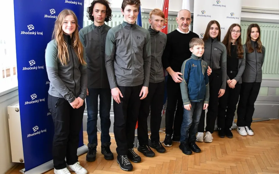 Jihočeský kraj ocenil medailisty z olympiády dětí a mládeže