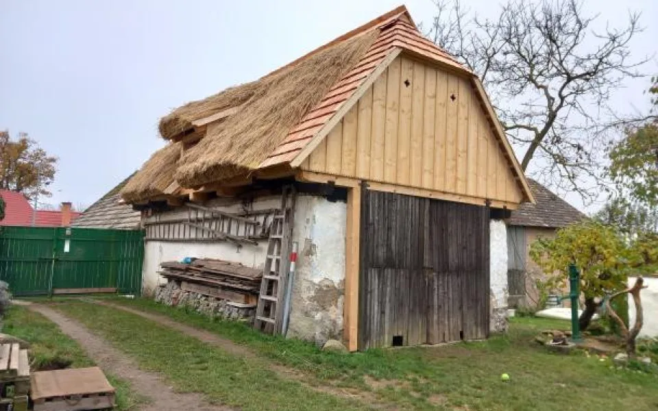 Špýchar v areálu usedlosti č.p.6 - Myštice