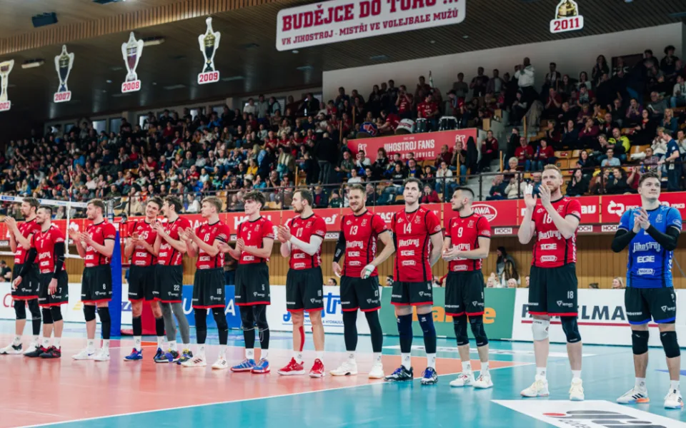 V pondělí začíná Jihostroj ve Sportovní hale finále volejbalové extraligy