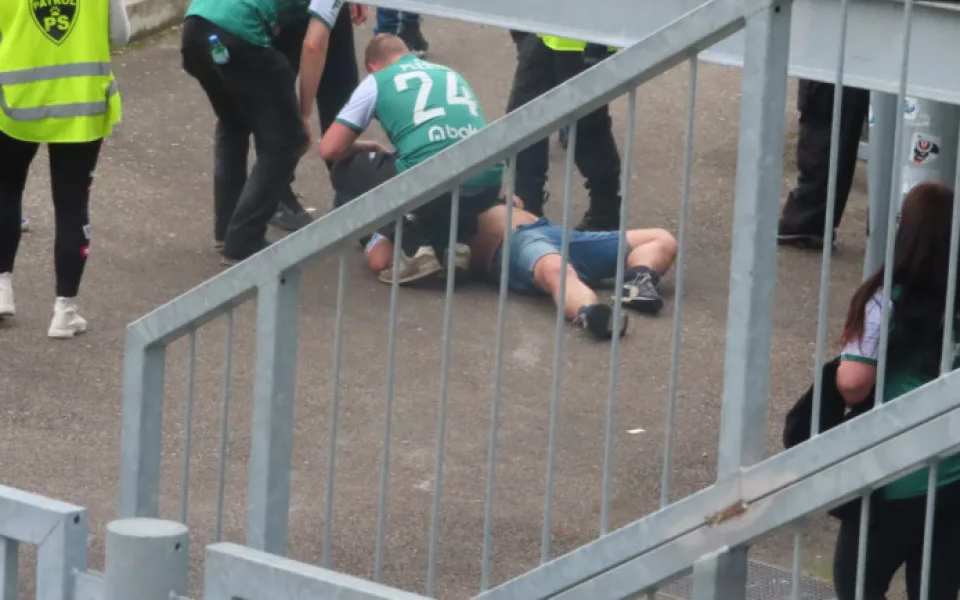 Fotografie zveřejněná twitterovým účtem Fotbal Turist.