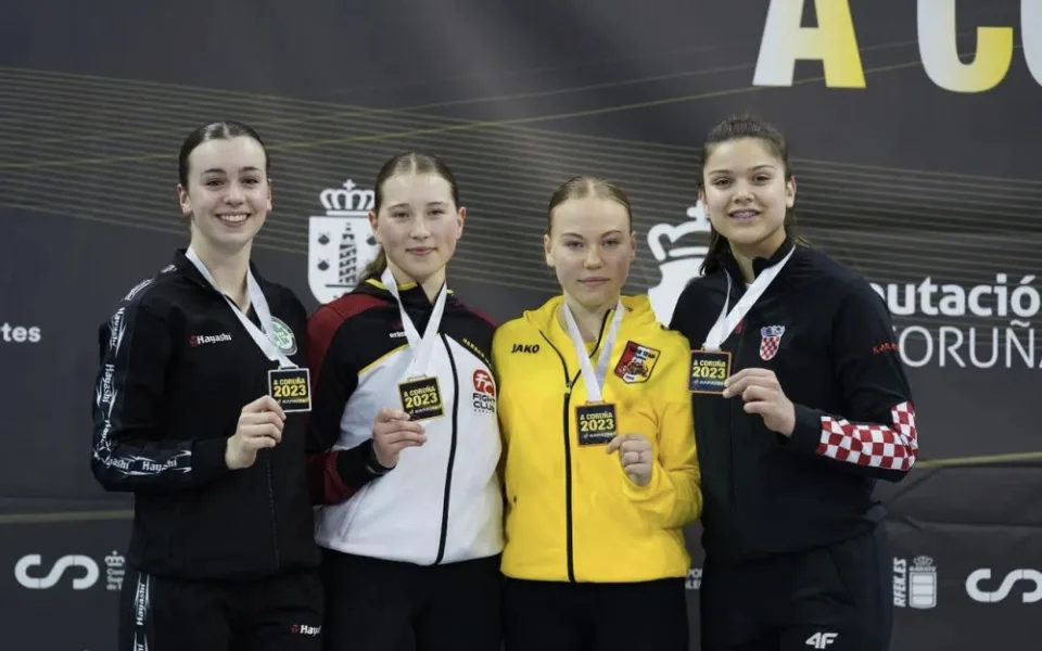 Tři medaile ze Světové ligy mládeže pro českobudějovické karatisty
