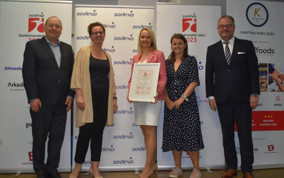 Sodexo Zaměstnavatelem regionu za rok 2023 se v Jihočeském kraji stal Národní pivovar Budějovický Budvar