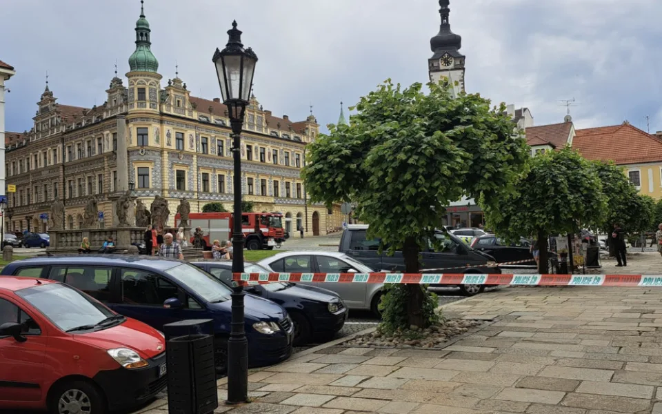 Anonymní výhružka uzavřela náměstí v Písku