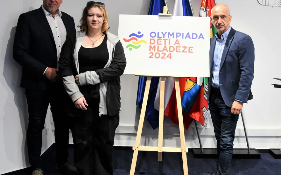 Budějce se příští rok stanou centrem Olympiády dětí a mládeže. Logo navrhla studentka umělecké školy