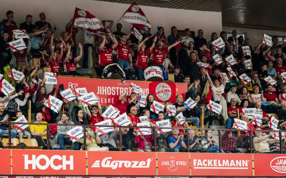 Fanoušci Jihostroje si užijí atmosféru Ligy mistrů.
