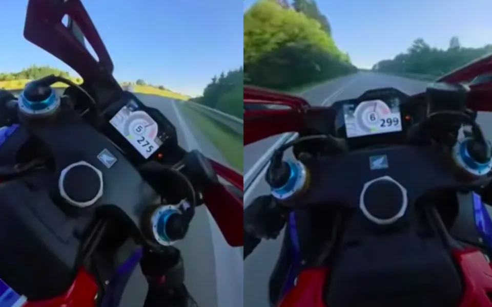 Motorkář ujížděl až 300 kilometrovou rychlostí. Riskantní jízdu natočil a zveřejnil na internetu