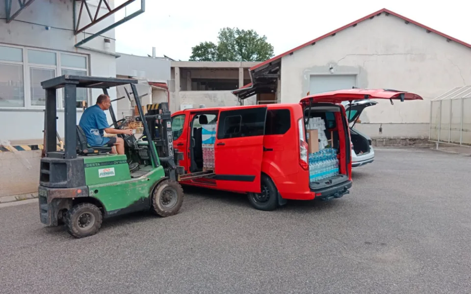 Český Krumlov má ve Slovinsku partnerské město. Jihočeši tam poslali humanitární pomoc