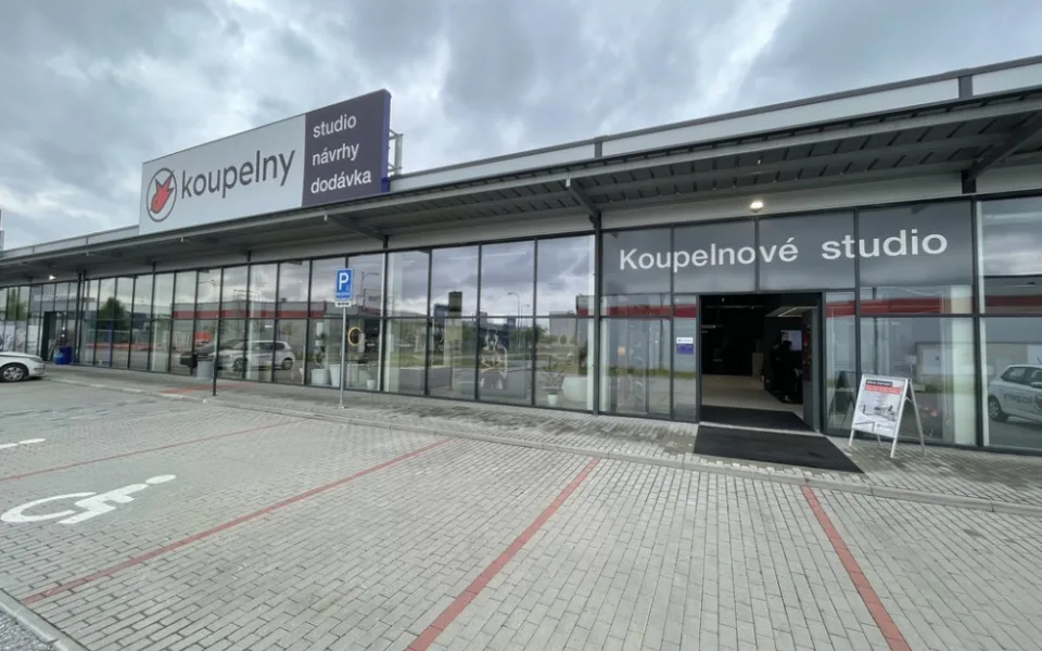 Koupelny Ptáček teď naleznete nově v obchodní zóně v Českém Vrbném