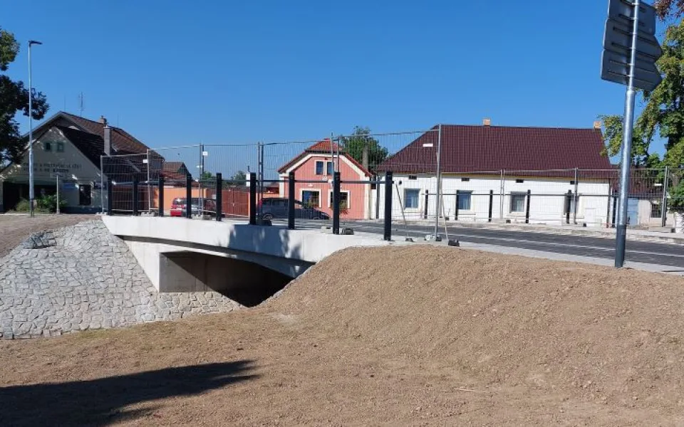 Most v Hrdějovicích bude opět v provozu