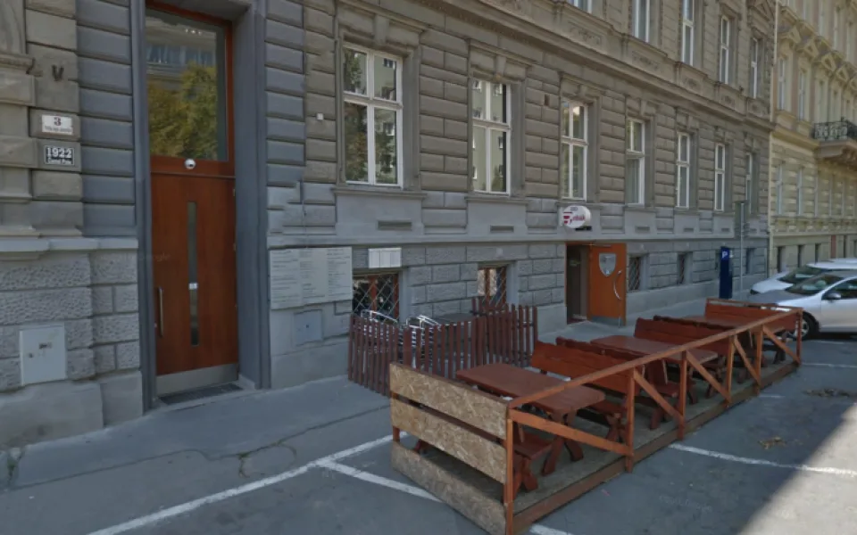 Budova virtuálního sídla firmy.