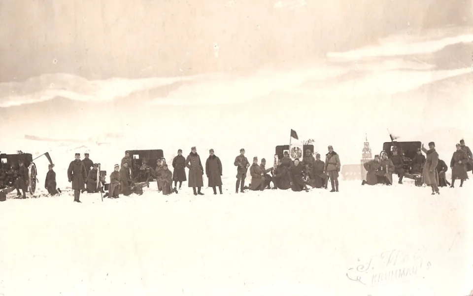 Jednotka čs. armády u Č. Krumlova určená k potlačení separačních snah, 29. 11. 1918.