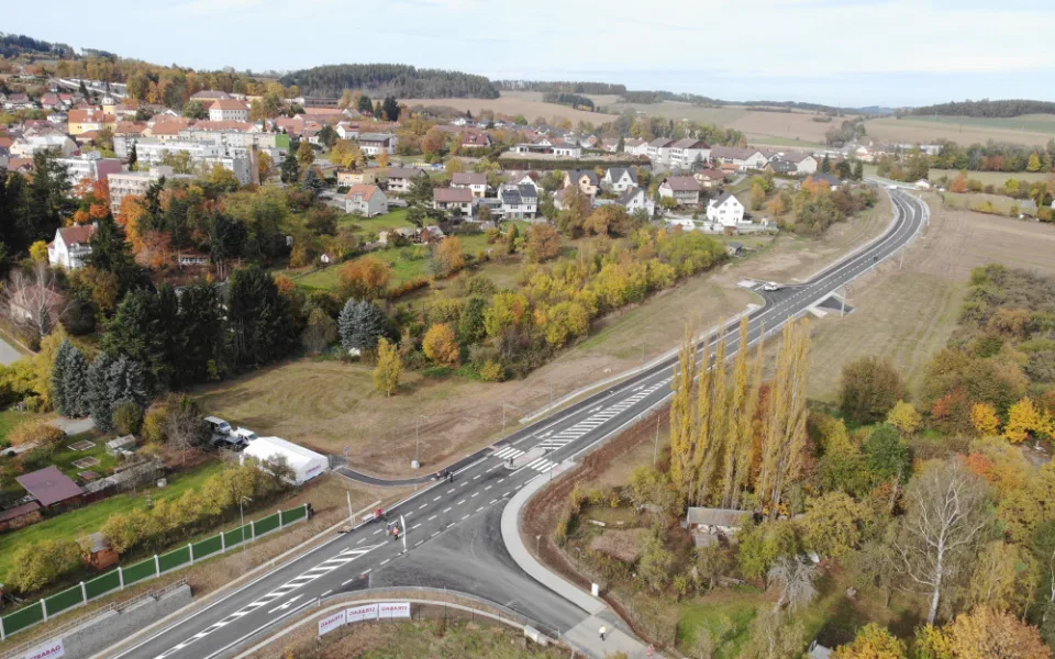 Vlachovo Březí má obchvat za 181 milionů korun, pomůže řidičům i místním