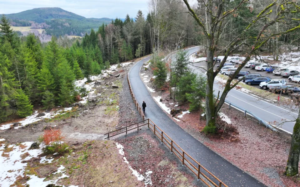 Vltavská cyklostezka z Loučovic do Vyššího Brodu je připravena na cyklisty