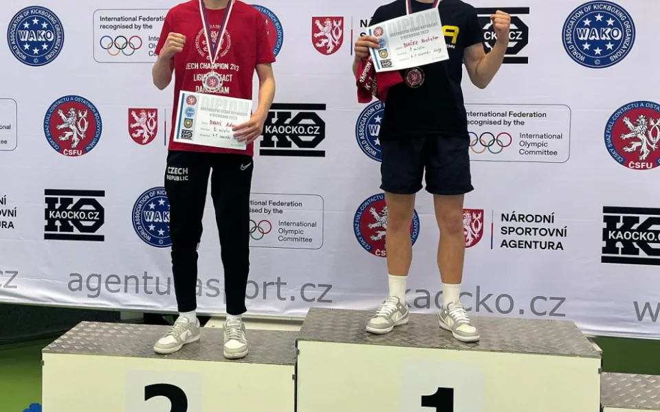 Mladý zápasník z Budějc má za sebou úspěšný rok. Stal se juniorským mistrem republiky v kickboxu