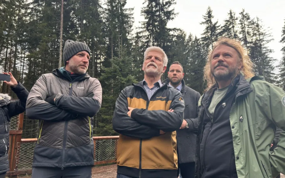 Šumavský hraniční přechod Modrý sloup se možná dočká otevření. Projednám to s ministrem, přislíbil prezident