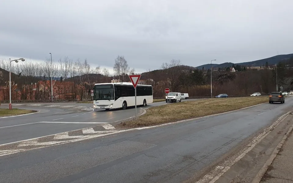 V Č. Krumlově začne v březnu stavba kruhového objezdu pod autobusovým nádražím