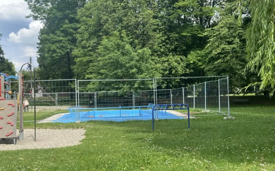 Město opravuje brouzdaliště u Maláku. Hotovo má být na začátku června