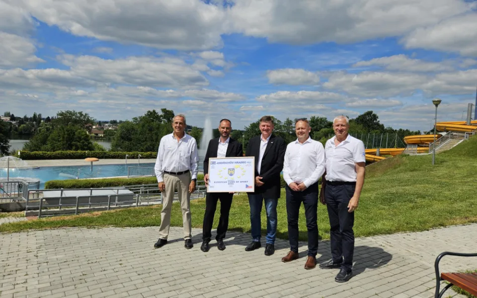 Jindřichův Hradec se stal Evropským městem sportu pro rok 2025
