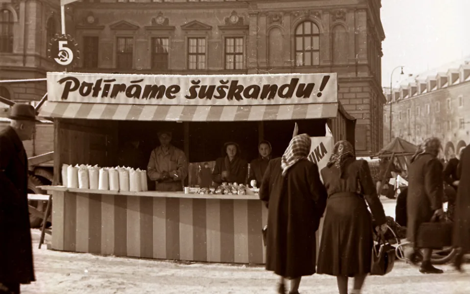 DRBNA HISTORIČKA: S bojem proti šuškandě pomáhaly budějovickým mlynářům prodejní stánky