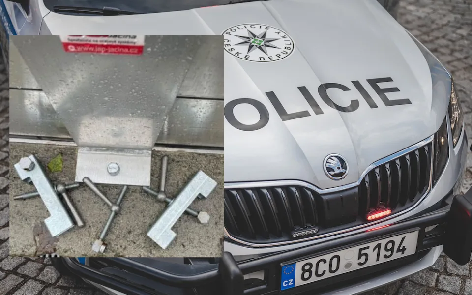 Policie hledá člověka, který v Písku poškodil protipovodňovou stěnu