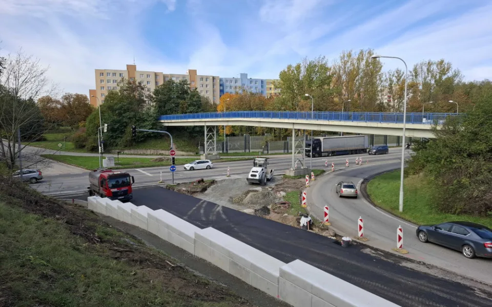 Rekonstrukce Diamantu jde do finále, plného zprovoznění se křižovatka dočká v příštím týdnu