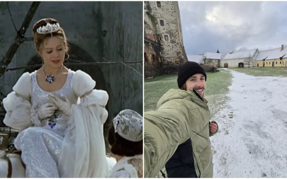 Srovnávací video ukazuje místa, kde se natáčela legendární Popelka. Jednu z lokalit hledal autor přes tři měsíce