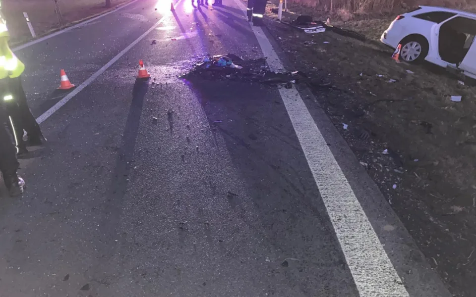 Vážná nehoda na Strakonicku. Na místě zasahoval také záchranářský vrtulník.